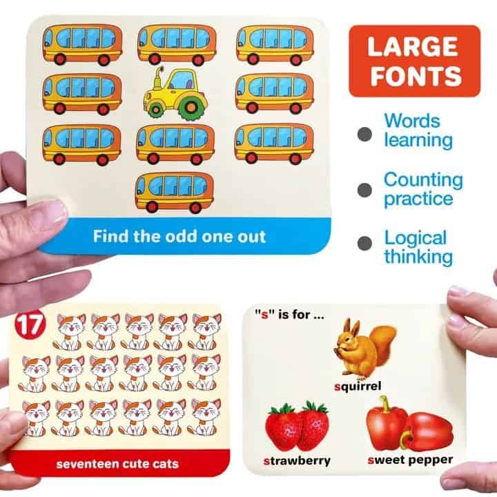 Flash Cards Montessori 120 Pcs - Image 3