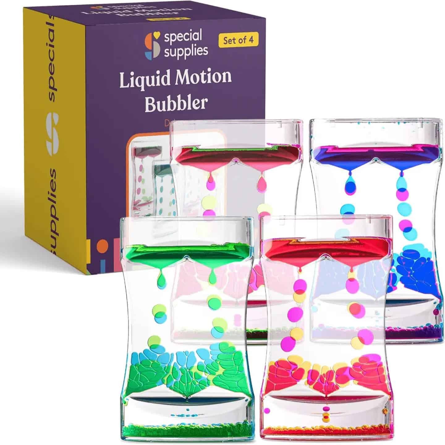 Liquid Sensory Bubbler 4 Pack
