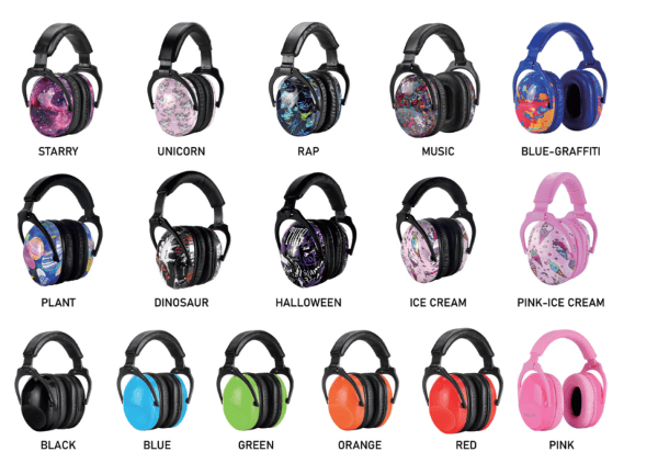 Kids Noise-Canceling Earmuffs – Adjustable & Foldable Hearing Protection (Ages 3–16)